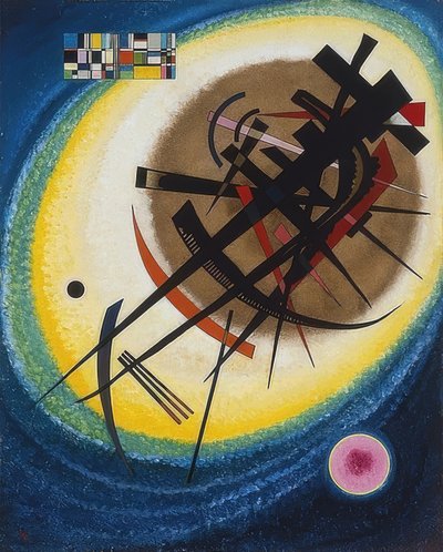Hafif ovalde. 1925 by Wassily Kandinsky