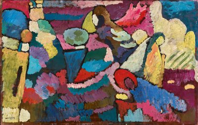 Maun üzerine doğaçlama, 1910. by Wassily Kandinsky