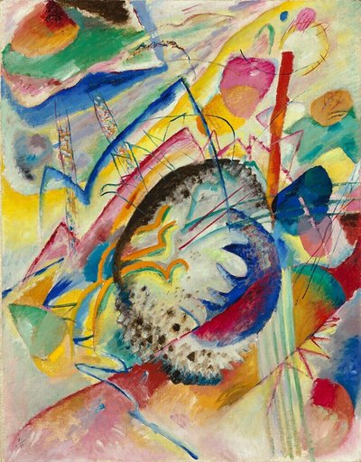 Kandinsky - Büyük Çalışma, 1914 by Wassily Kandinsky