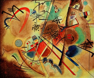 Kırmızı küçük rüya by Wassily Kandinsky