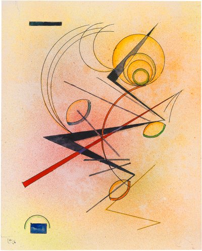 Küçük Sıcak, 1928. by Wassily Kandinsky