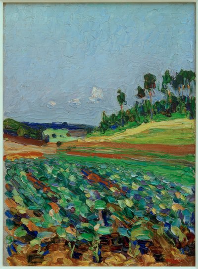 Regensburg yakınlarındaki manzara by Wassily Kandinsky