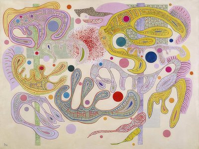 Kaprisli formlar (Formes capricieuses). 1937 by Wassily Kandinsky