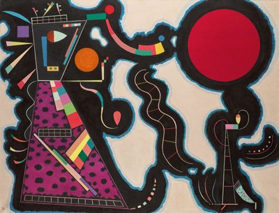 Kızıl Çember, 1939. by Wassily Kandinsky