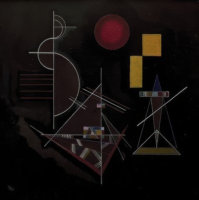 Ağırda hafif (zwaarda hafif). 1929 by Wassily Kandinsky