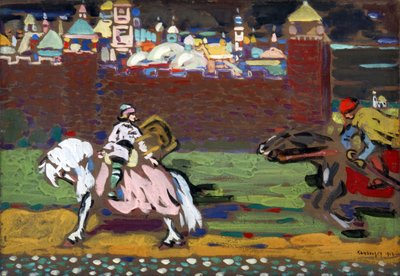 Wassily Kandinsky (veya Wassily Kandinski veya Kandinskij) tarafından ""Haçlar"" tablosu by Wassily Kandinsky