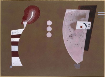 ""Mitten Kreise"" (dairenin ortası) - Wassily Kandinsky'nin (veya Wassily Kandinski veya Kandinskij) yaptığı resim by Wassily Kandinsky