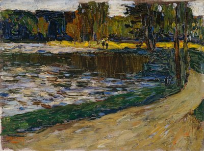 Münih – İngiliz Bahçesi by Wassily Kandinsky