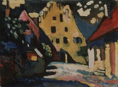 Murnau. Kale avlusu, 1908 by Wassily Kandinsky