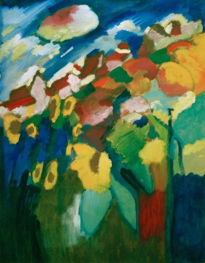 Murnau - Bahçe II by Wassily Kandinsky