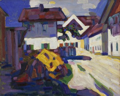 Murnau - bir grup ev by Wassily Kandinsky