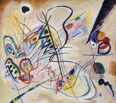 Müzikal Uvertürü, Menekşe Kama. 1919 by Wassily Kandinsky