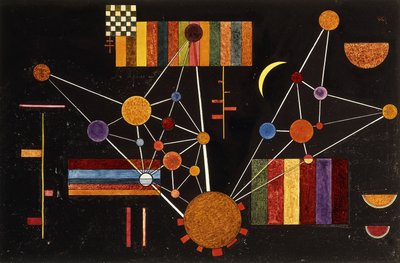 Yukarıdan görülen ağ, No.231; Yukarıdan Örgü, No. 231 by Wassily Kandinsky
