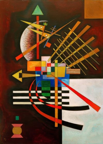 Üstte ve solda by Wassily Kandinsky