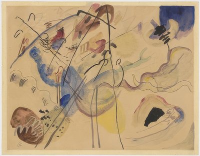 Başlıksız. 1911-12 by Wassily Kandinsky