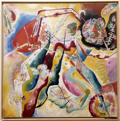 Kırmızı benekli boyama, 1914 by Wassily Kandinsky