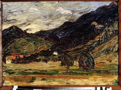 Wassily Kandinsky (ya da Wassily Kandinsky ya da Kandinskij) tarafından "Peyzaj" tablosu by Wassily Kandinsky