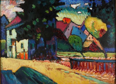 ""Yeşil Evden Manzara"" Wassily Kandinsky