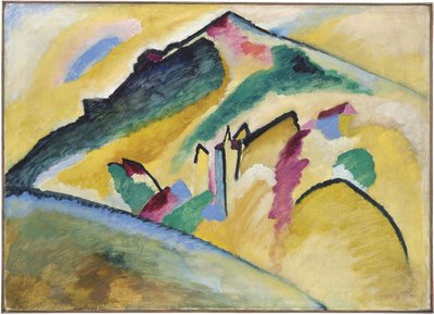 ""Sonbahar Manzarası"" Wassily Kandinsky'nin (veya Wassily Kandinski veya Kandinskij) tablosu by Wassily Kandinsky