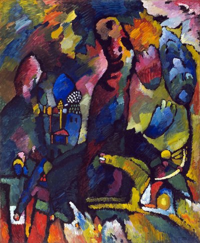 ""Okçu ile resim"" Wassily Kandinsky