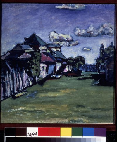 ""Moskova Yakını"" Wassily Kandinsky (veya Wassily Kandinsky veya Kandinskij) tarafından yapılan resim by Wassily Kandinsky