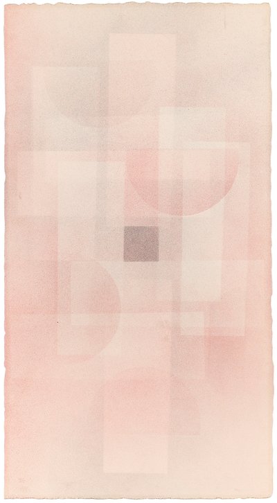 Sis içindeki Quadrat im Nebel Meydanı, 1932. by Wassily Kandinsky