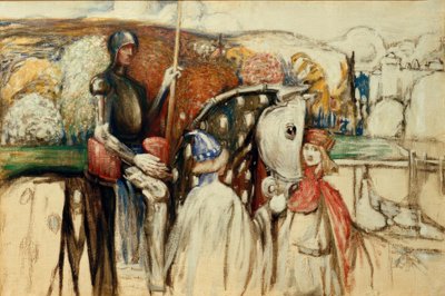gezgin şövalye by Wassily Kandinsky