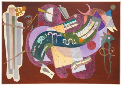 Sert ve kavisli by Wassily Kandinsky