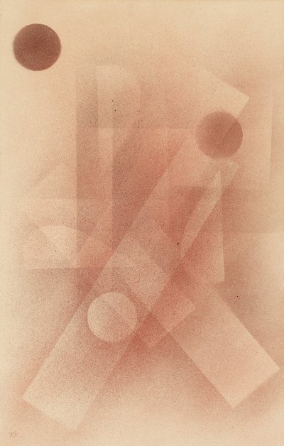 ""Yumuşak Gül"" (Mildes rosa) Wassily Kandinsky (veya Wassily Kandinski veya Kandinskij) Suluboya by Wassily Kandinsky
