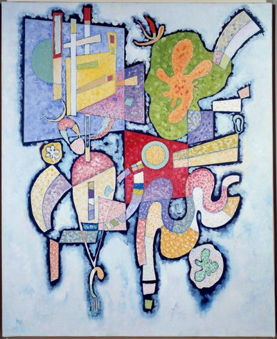Basit Karmaşıklık 1939 (tuval üzerine yağlı boya) by Wassily Kandinsky