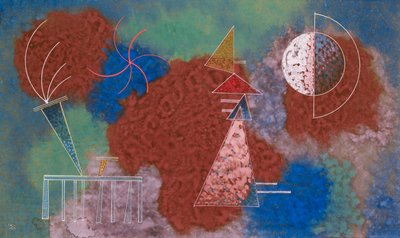 Zenginlerin Üzerindeki Lekeler; Zengin noktalarda by Wassily Kandinsky