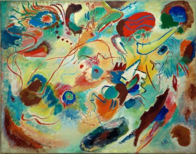 Kompozisyon VII için Çalışma by Wassily Kandinsky
