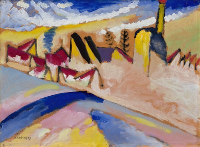 Kış No. II, 1910-1911 Çalışması. by Wassily Kandinsky