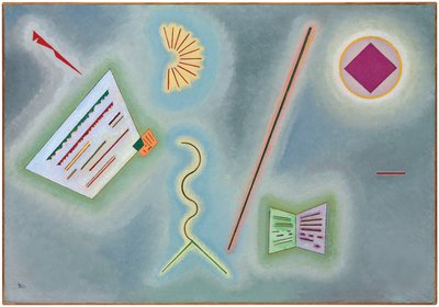 Yüzeyler ve Çizgiler by Wassily Kandinsky