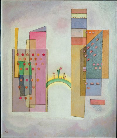 Köprü (karton üzerine yağlıboya) by Wassily Kandinsky