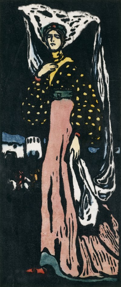 Gece - Büyük Versiyon; Gece - büyük versiyon by Wassily Kandinsky