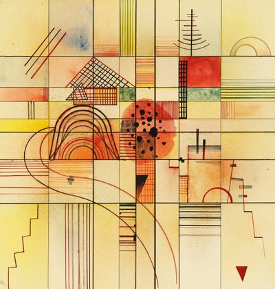 Çeşitli Dikdörtgenler by Wassily Kandinsky