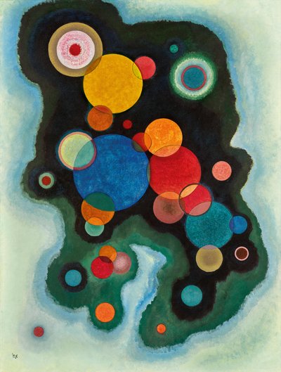 Derinleştirilmiş Dürtü, 1928. by Wassily Kandinsky