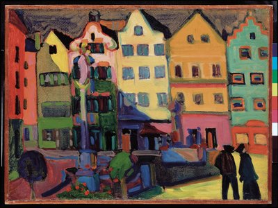Weilheim Marienplatz by Wassily Kandinsky