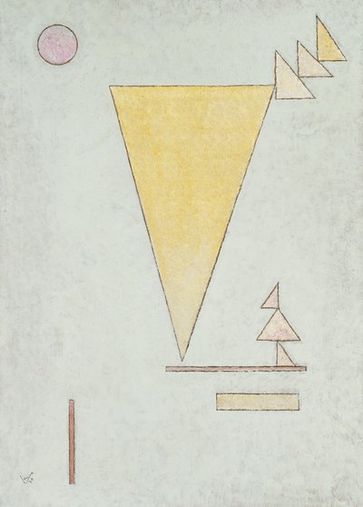 Beyaz; Weiss by Wassily Kandinsky