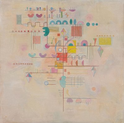 Zarter Aufstieg (Zarif tırmanış). 1934 by Wassily Kandinsky