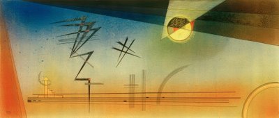 yukarı doğru zikzak by Wassily Kandinsky