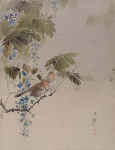 Kuşlar ve Çiçekler, ca. 1887. by Watanabe Seitei