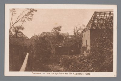 Borculo -- 10 Ağustos 1925'teki kasırgadan sonra by Weenenk and Snel