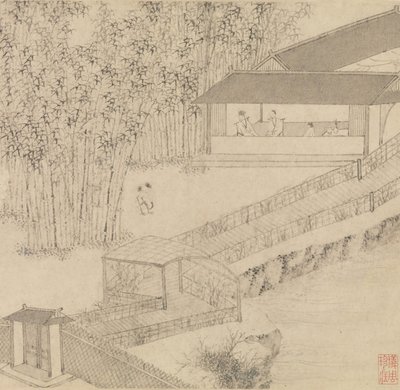 Beceriksiz Yöneticinin Bahçesi, 1551. by Wen Zhengming