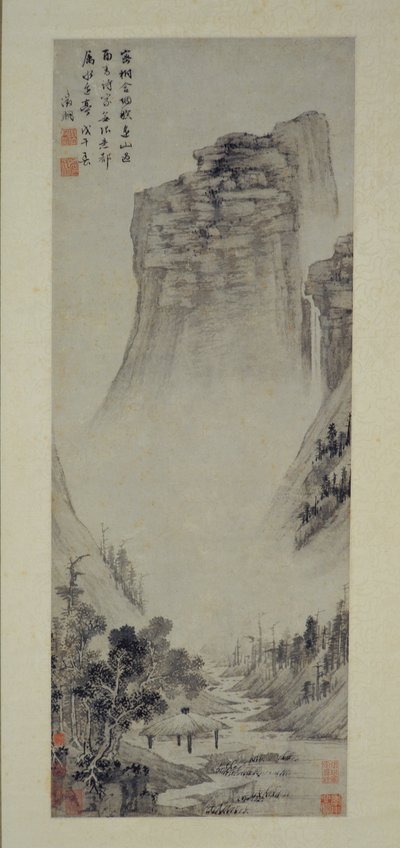 Nehir kenarındaki bir köşkte şiirsel düşünceler, 1558. by Wen Zhengming