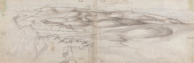 Tangier'deki Peterborough Kulesi'nden Bir Görünüm by Wenceslaus Hollar
