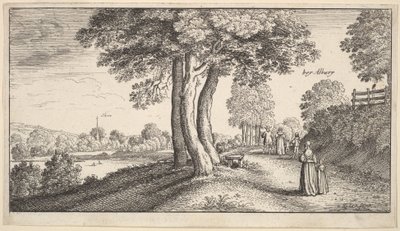 Albury, 1625-77. by Wenceslaus Hollar