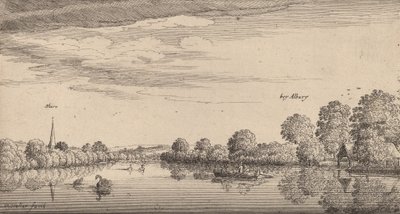 Albury, 1645. by Wenceslaus Hollar