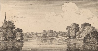Albury, 1645. by Wenceslaus Hollar